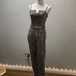 Cheetah Pantsuit XS